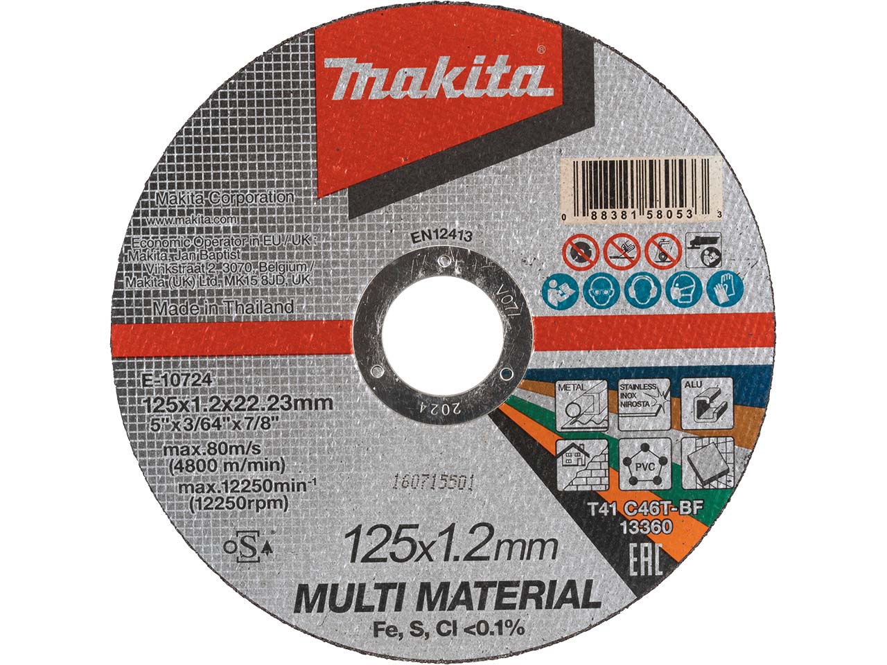 Makita Trennscheibe "E-10724" 125x1,2mm