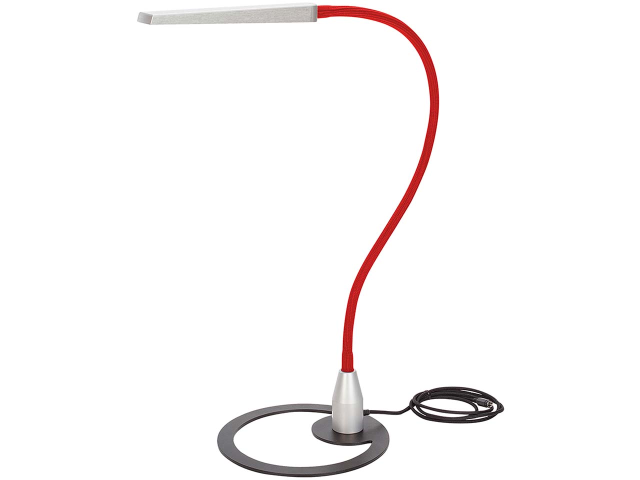 Bauer & Böcker LED-Tischleuchte "Comet" bordeaux/silver