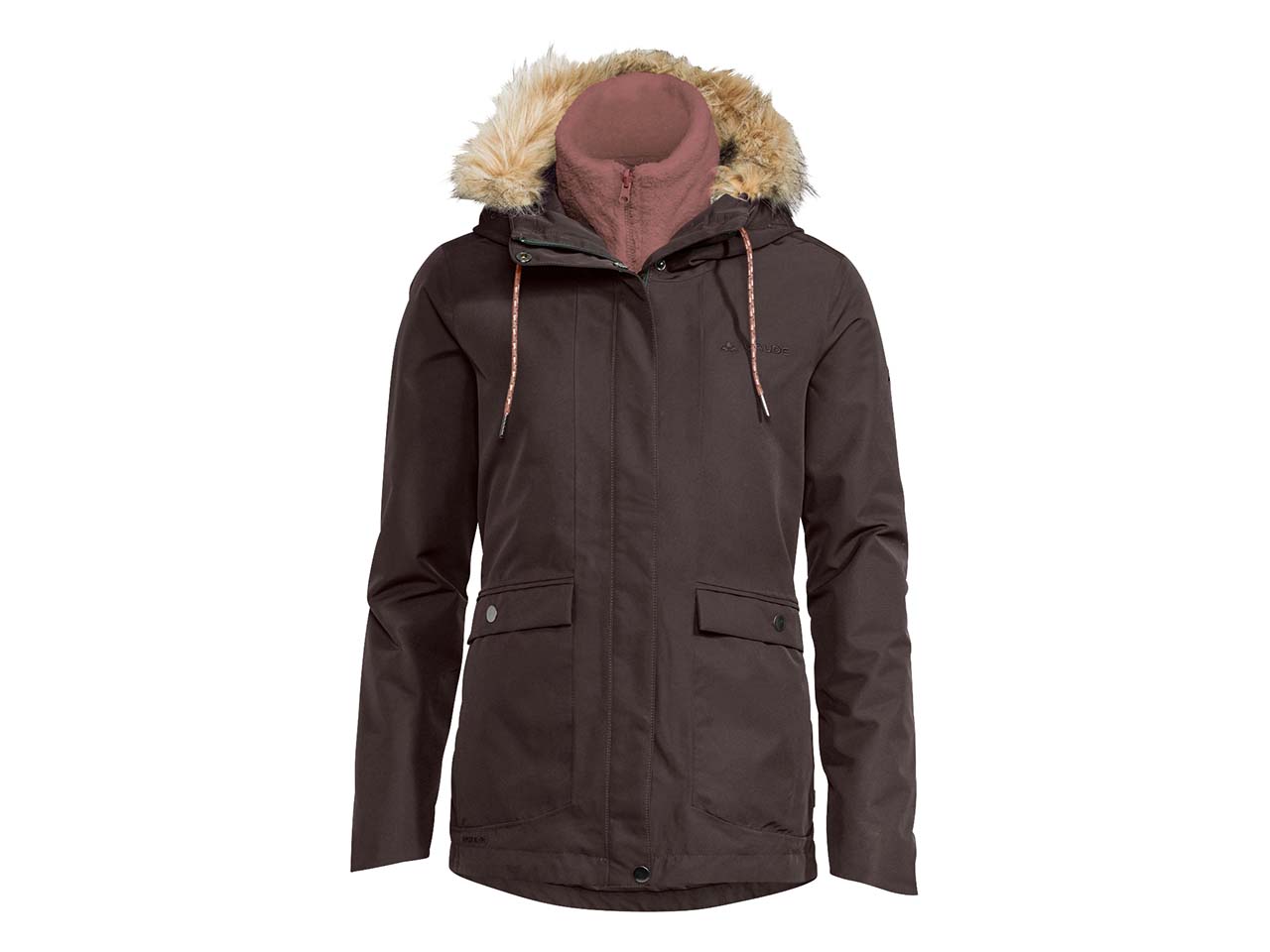 VAUDE Damen-Jacke 'Kilia II 3 in 1 Jacke' pecan brown, Gr. 36