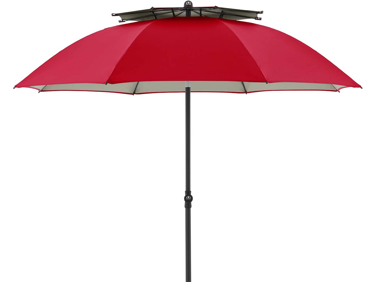 doppler Sonnenschirm "GS WINDPROFI NEO" mit Tragetasche Ø 200 cm, rot