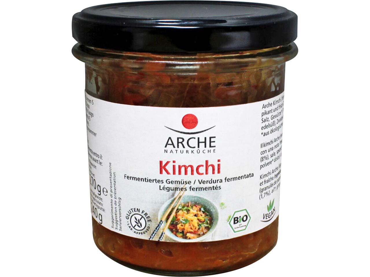 ARCHE Kimchi fermentiertes Bio-Gemüse, 270 g