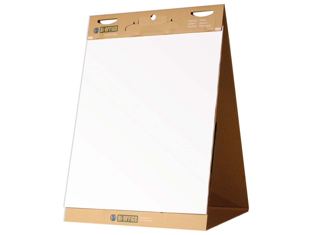 Bi-Office Tisch-Flipchart 'Earth' mit selbstklebendem Flipchart-Block
