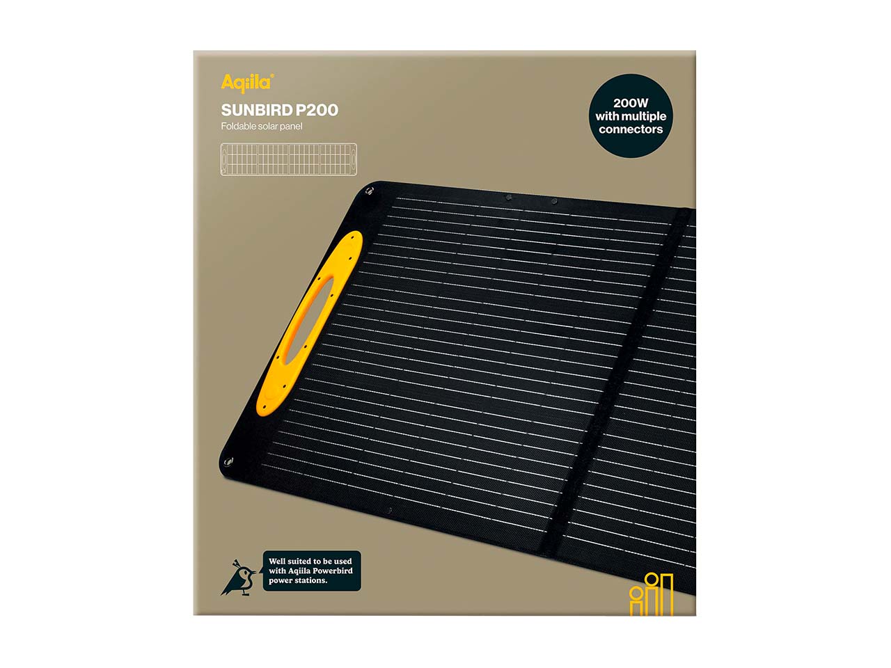 Aqiila tragbares Solarpanel "Sunbird P200" 200W