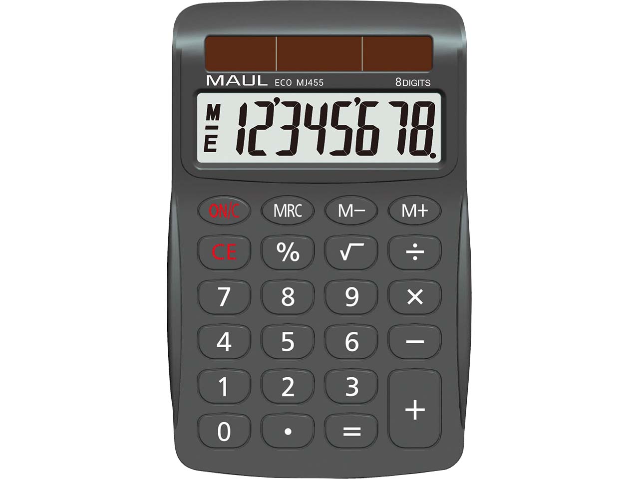 MAUL Solarrechner "Eco MJ 455" grau