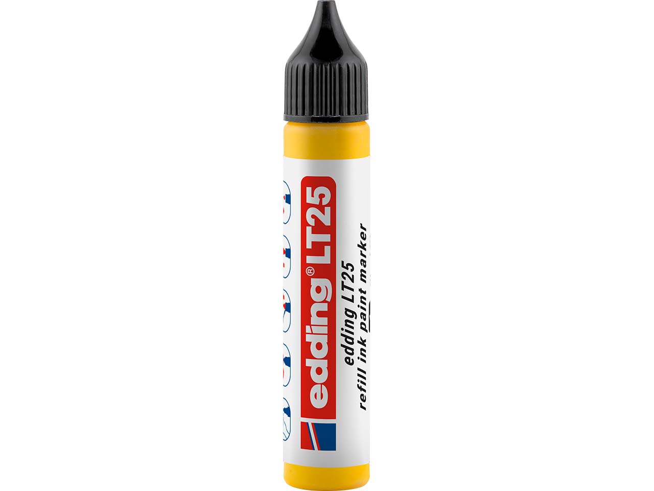 edding Nachfülltinte "LT 25" Lackmarker, 25ml, gelb