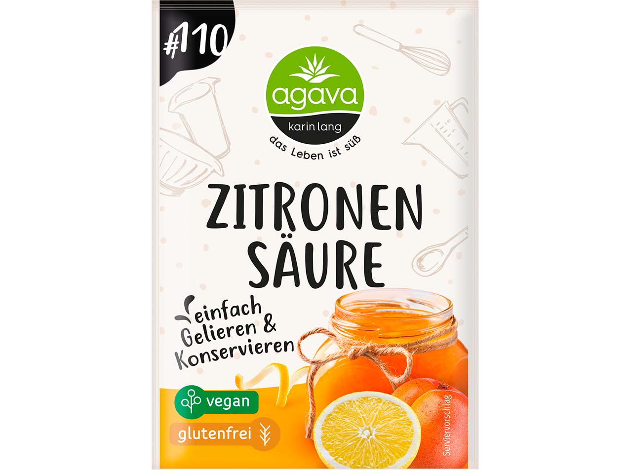 agava Bio-Zitronensäure, 10 g