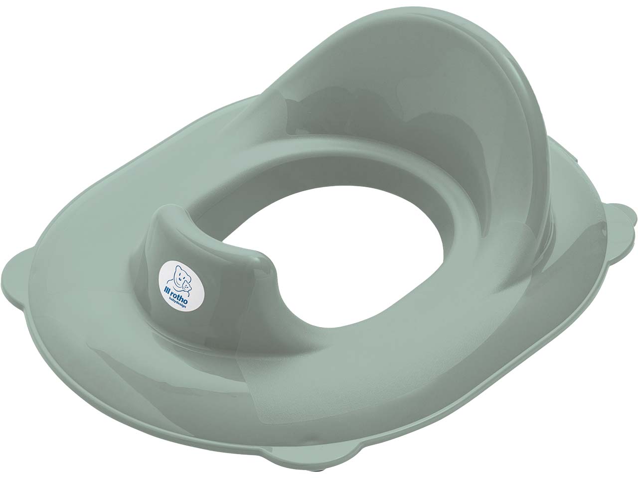 rotho Toilettensitz "TILO" aus Recyclingkunststoff, sage green