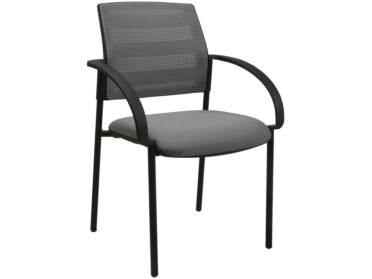 Topstar Besucherstuhl "AIRWORK MEETING 10.1" mit Armlehnen, grau