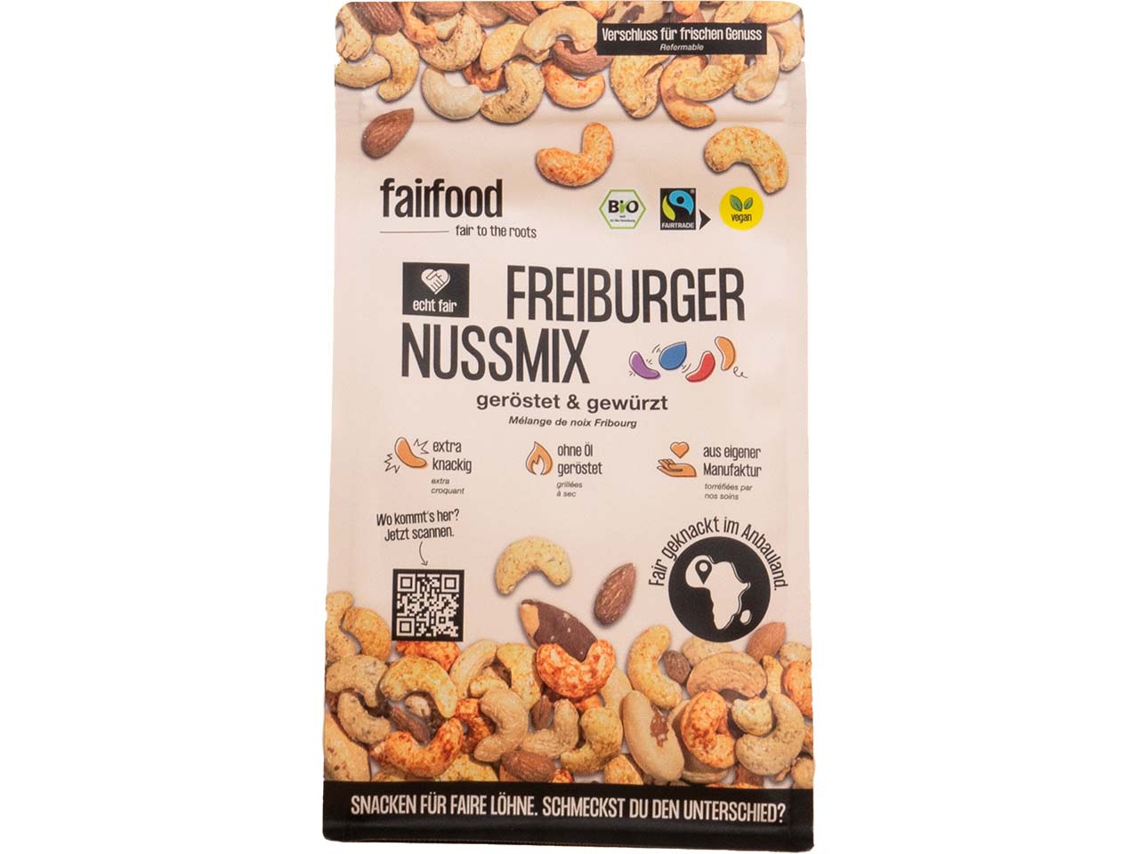 FAIRFOOD Freiburger Bio-Nussmix, 500 g