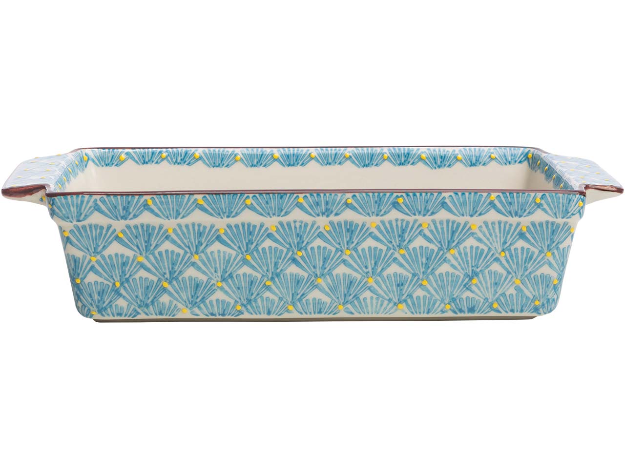 tranquillo Kuchenform "ART DECO" aus Steinzeug, rechteckig