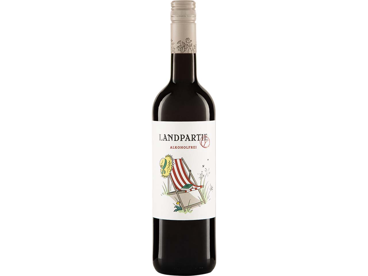 Alkoholfreie Rotweinalternative 'Landparty', 0,75 l