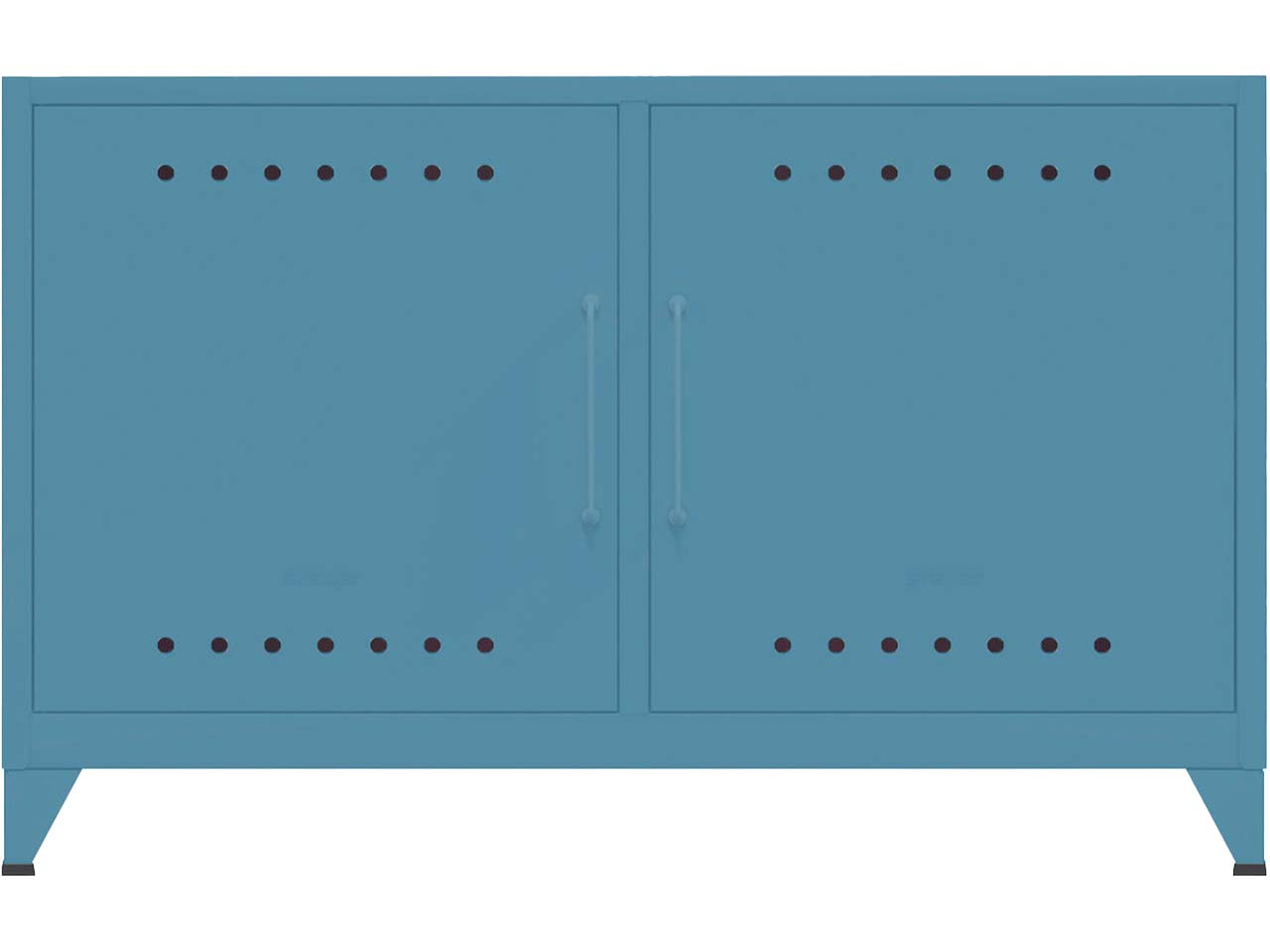 BISLEY Sideboard "Fern" 1 Fachboden, B114xT40xH72,5cm, blau