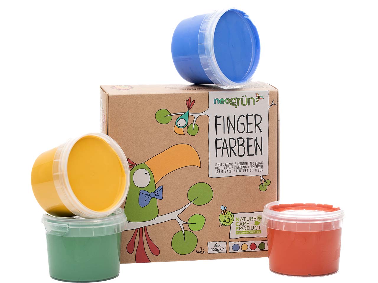 neogrün Fingerfarben "Aki"
