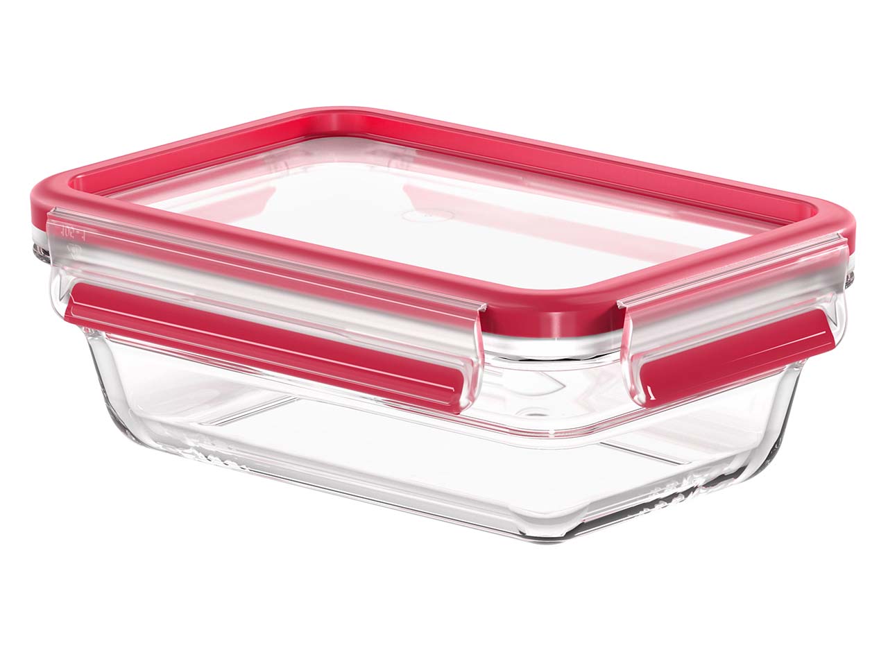 EMSA Frischhaltedose "Clip und Close" aus Glas, rechteckig, 0,7 l
