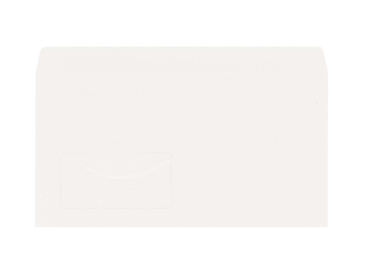 100 Briefumschläge 125x235 grau SK m.F.