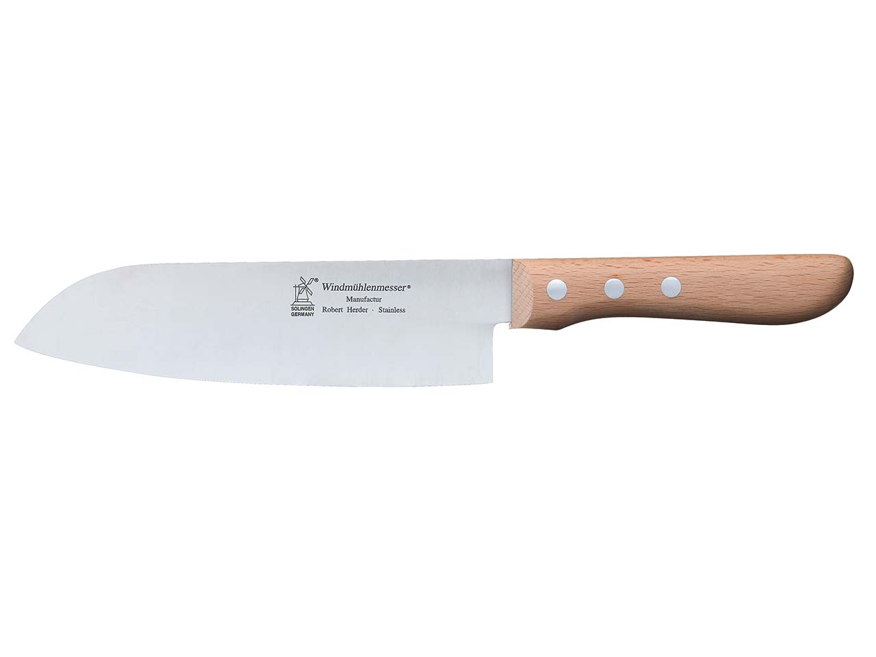 Windmühlenmesser Allzweckmesser "Santoku"