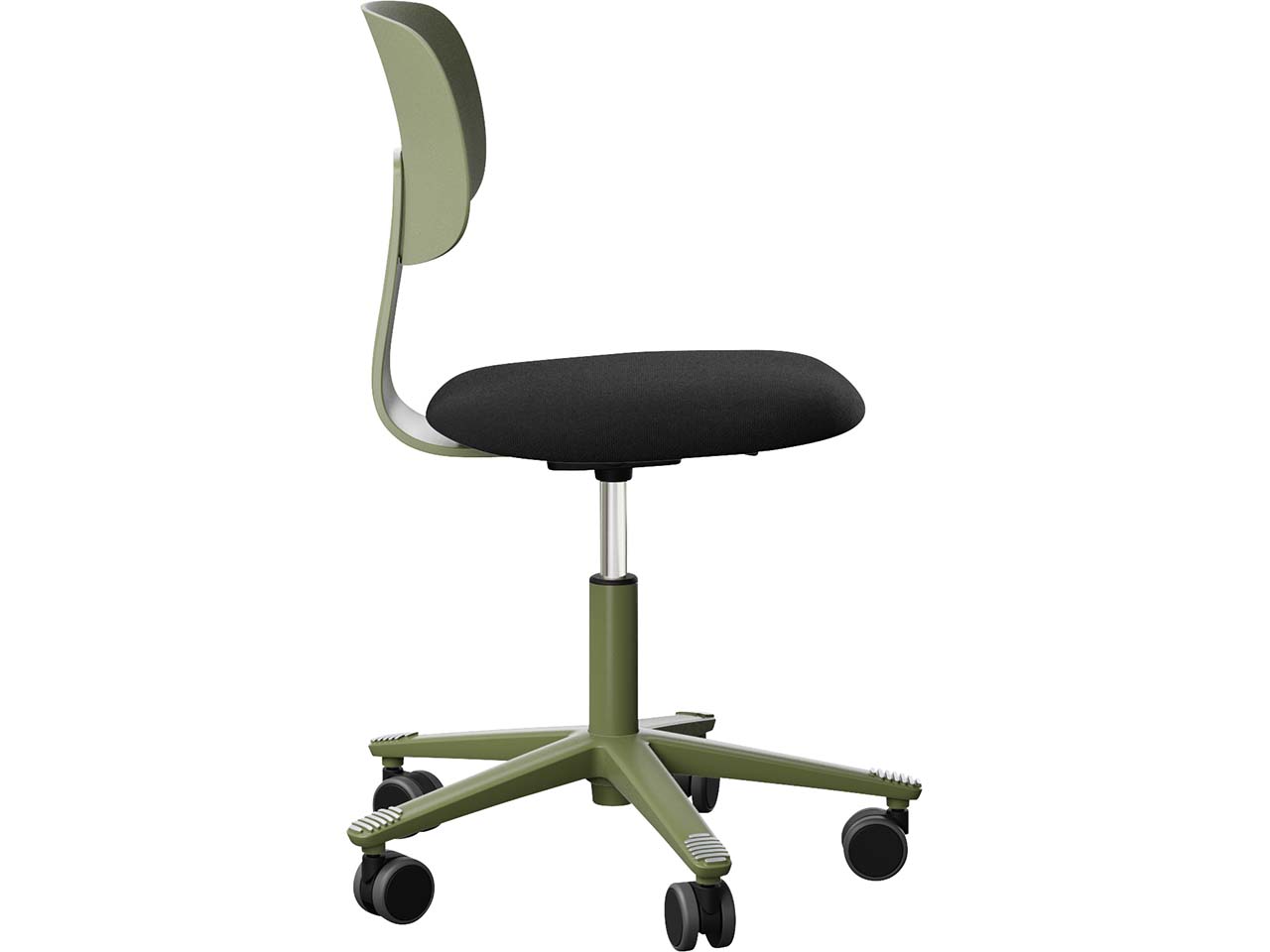HAG Bürodrehstuhl "Tion 2140" Gestell: moss grey, Stoff: "Cura" black