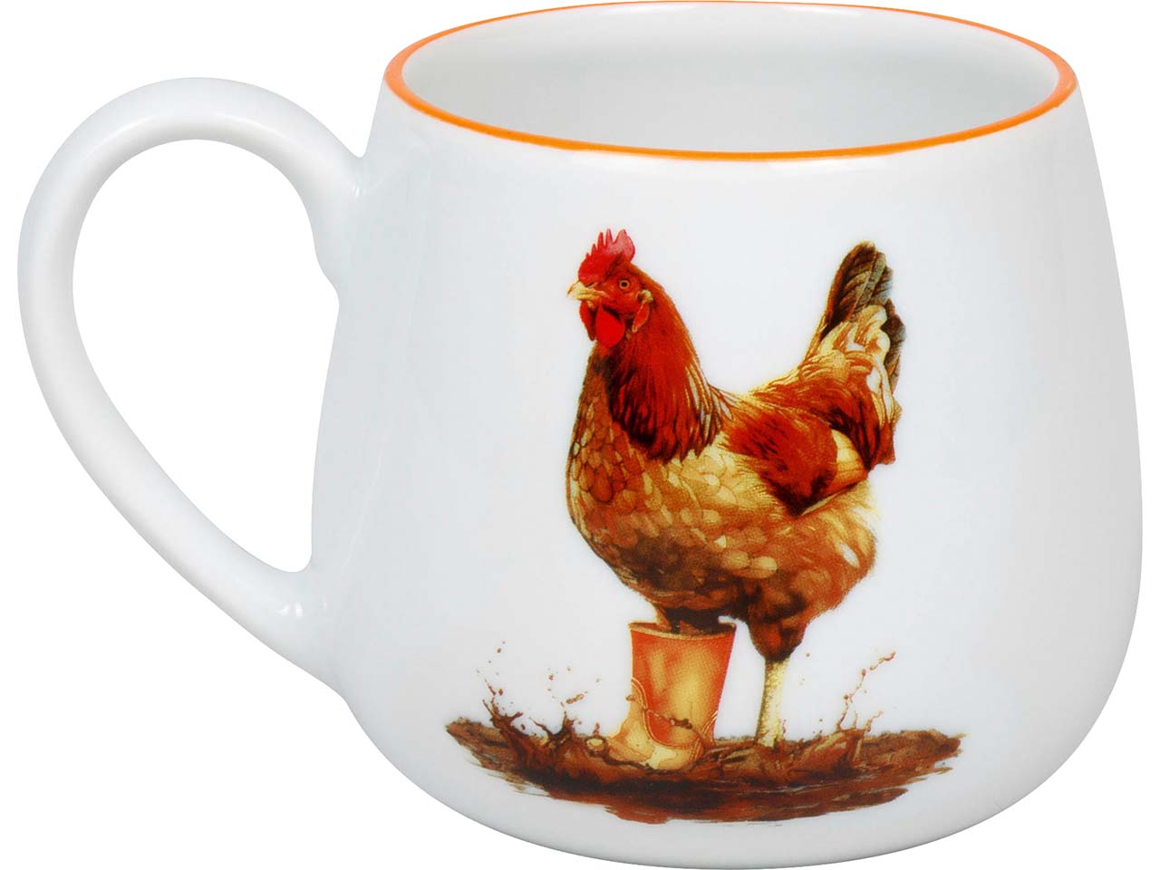 Könitz Tasse "Tapsige Henne"