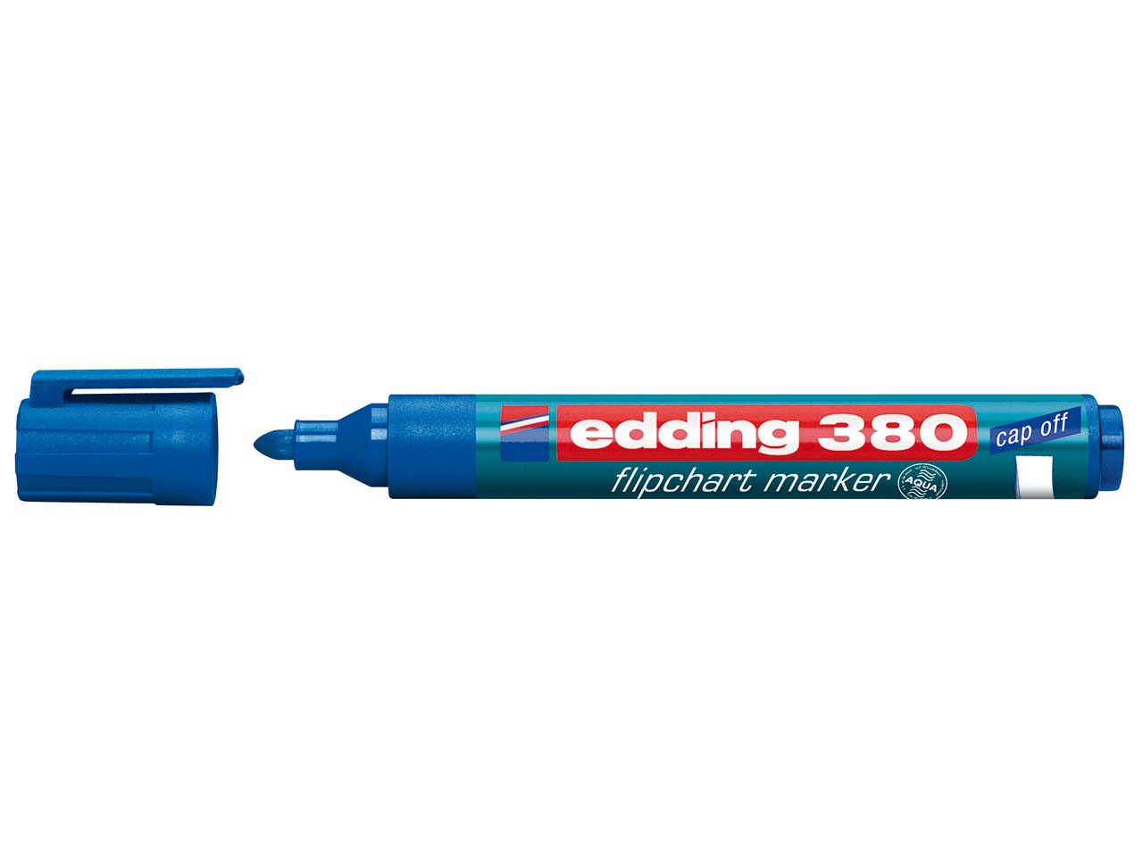 edding Flipchartmarker "380" Rundspitze, blau