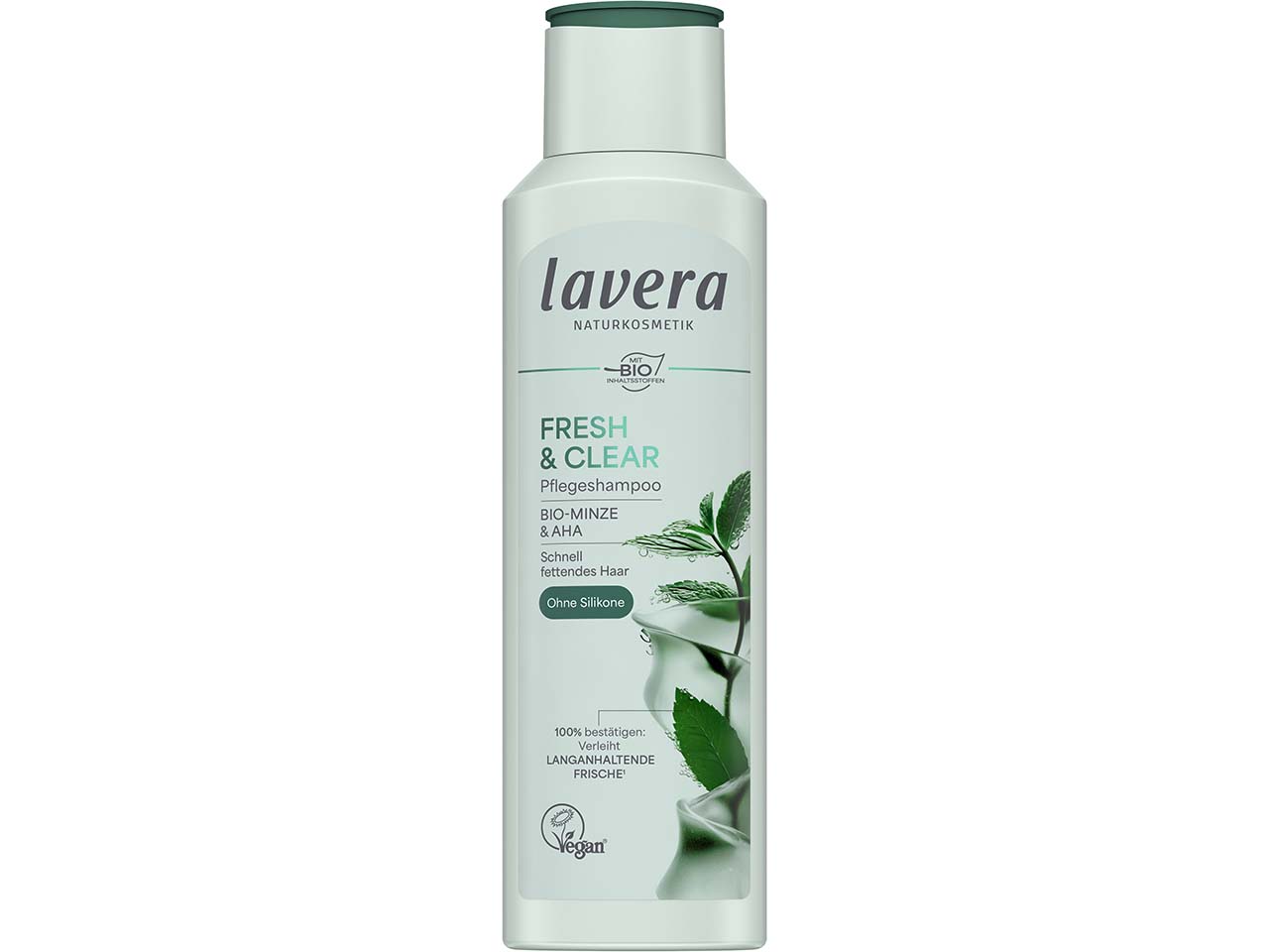 lavera Shampoo "Fresh & Clear" Bio-Minze & AHA, 250 ml