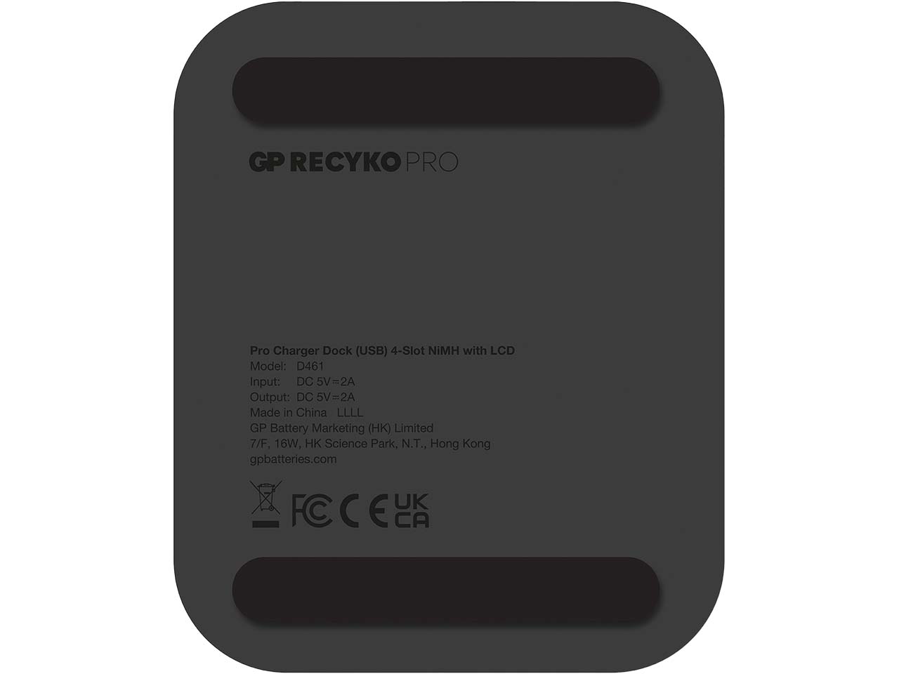 GP Battery USB Ladestation "P461D" inkl. Ladegerät "P461" + 4xAA "ReCyko+ Pro,je 2.000mAh