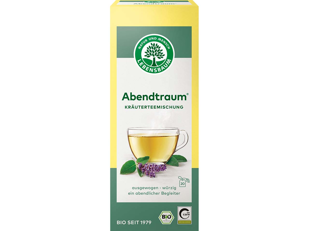 LEBENSBAUM Bio-Kräutertee "Abendtraum", 20 x 1,5 g