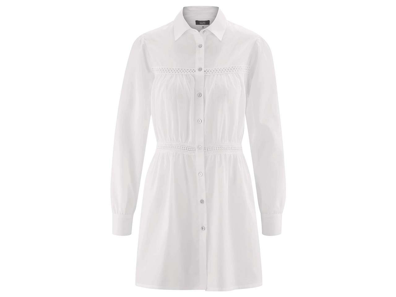 Living Crafts Bio-Damen-Bluse "Katharina" white, Gr. 36