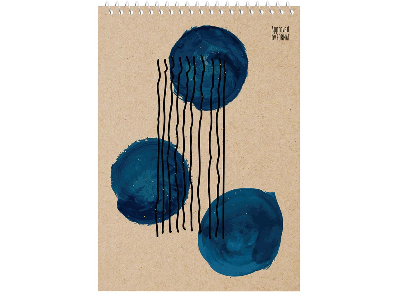 Staufen Spiralblock DIN A6 aus Recyclingpapier 80 Blatt, 90 g/m², dotted