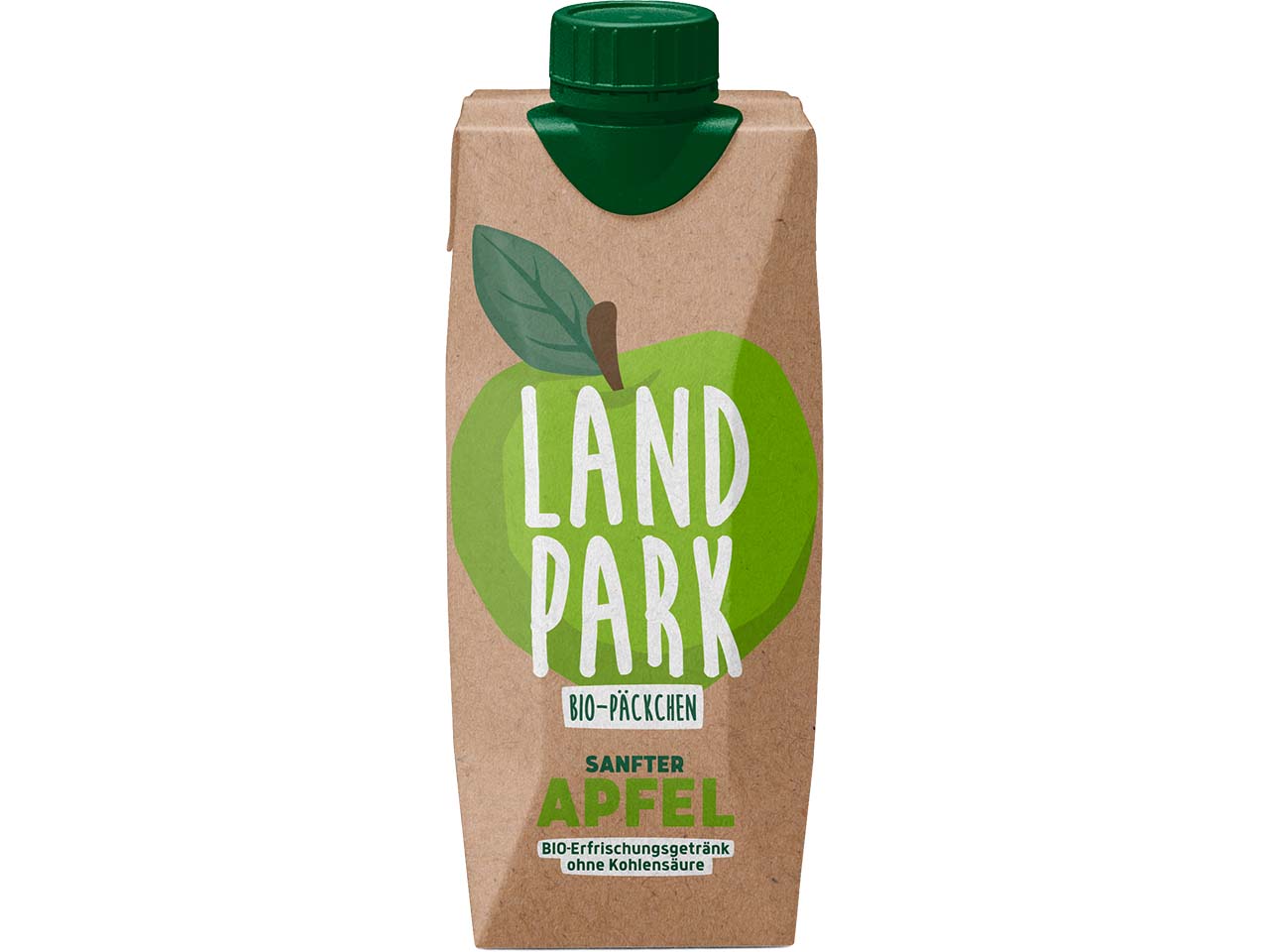 LANDPARK Bio-Erfrischungsgetränk Sanfter Apfel "Bio-Päckchen", 0,5 l