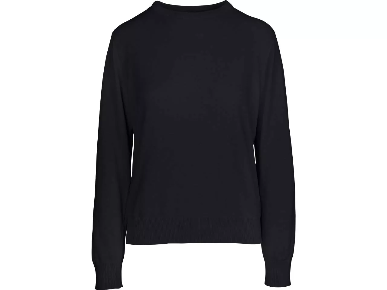 MELA Bio-Damen-Langarmshirt "AASTHA" 260 g/m², schwarz, Gr. S