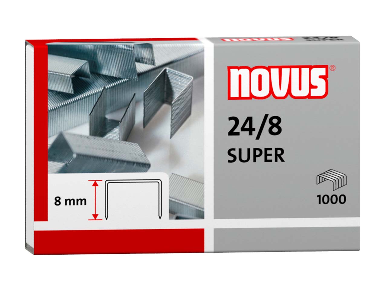 Novus 1.000 Heftklammern 24/8 Super