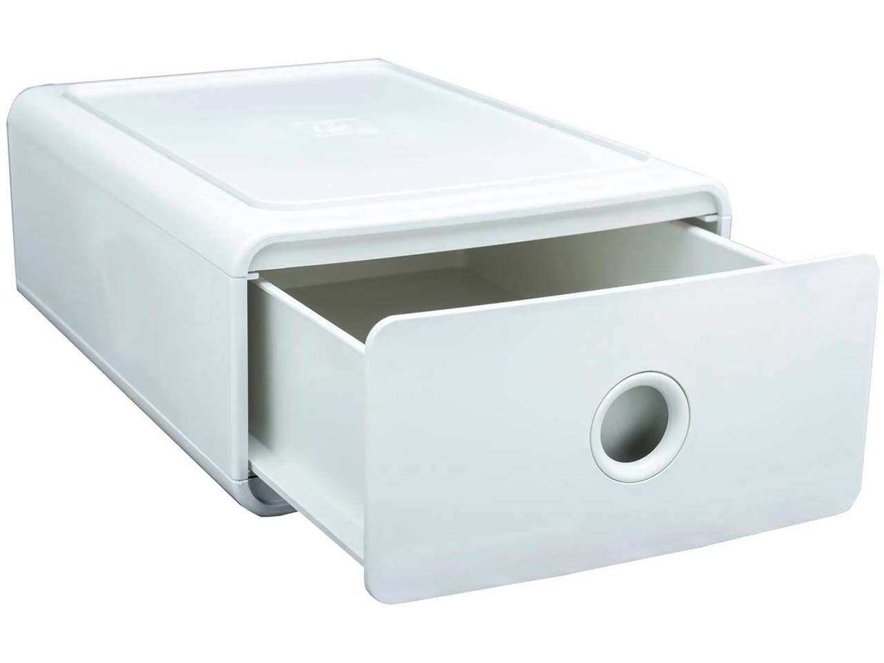 Exacompta Ablagemodul "Tiny Box AutentiK" DIN A5+, 1 stapelbare SL, weiß