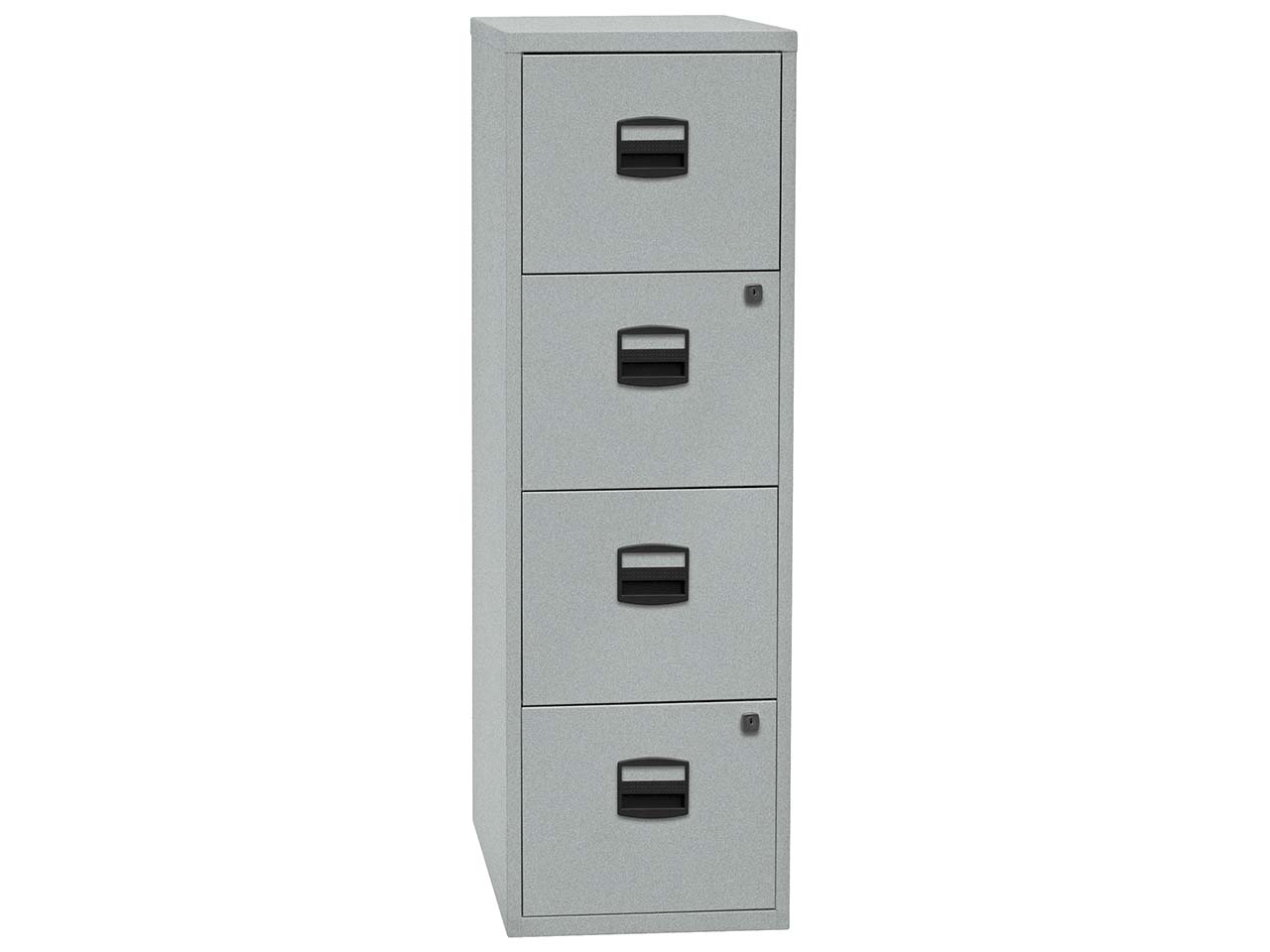Bisley Home Container 4 HR Schübe silber
