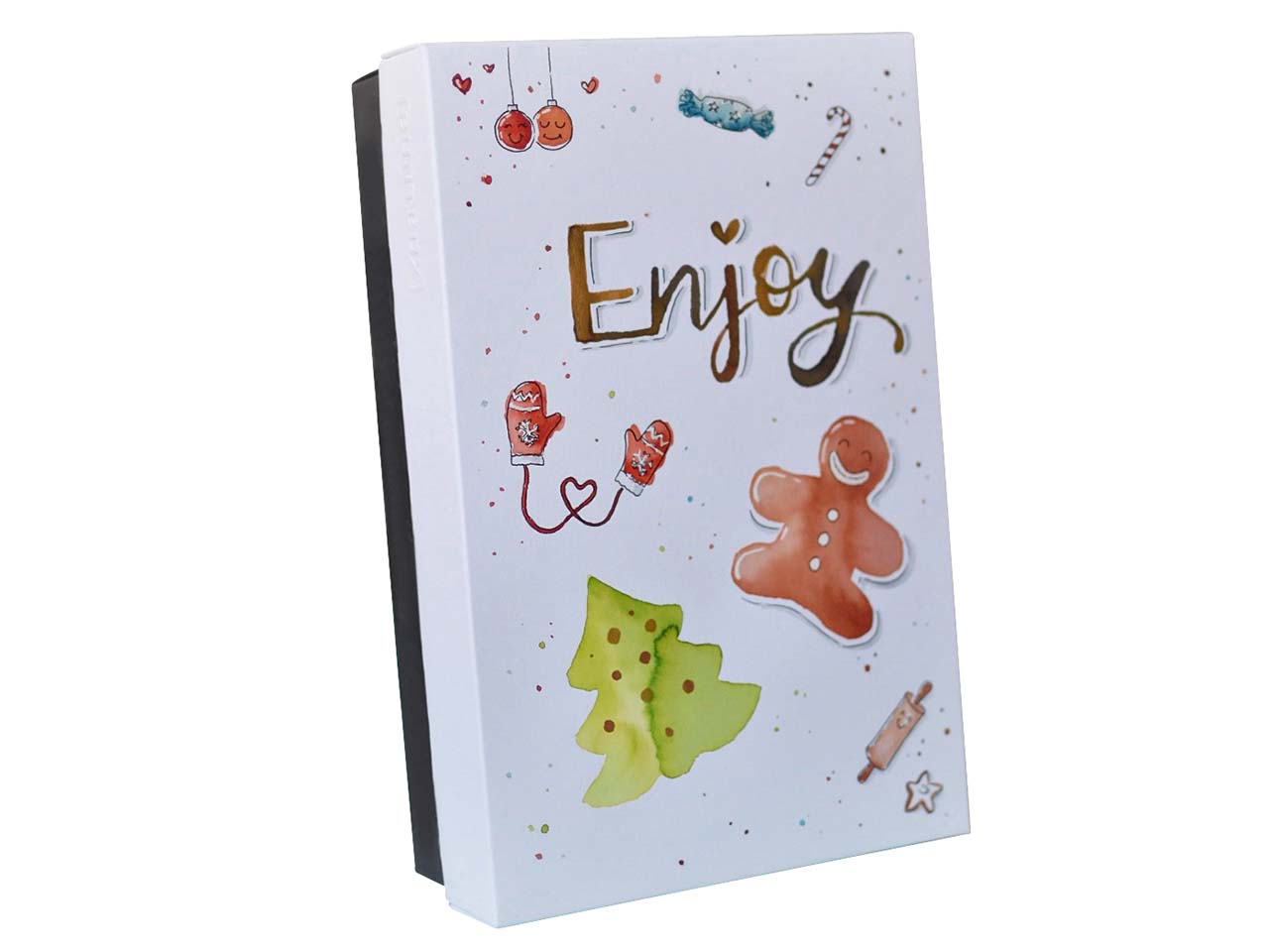 Buntbox Weihnachts-Geschenkbox "Enjoy" Größe M