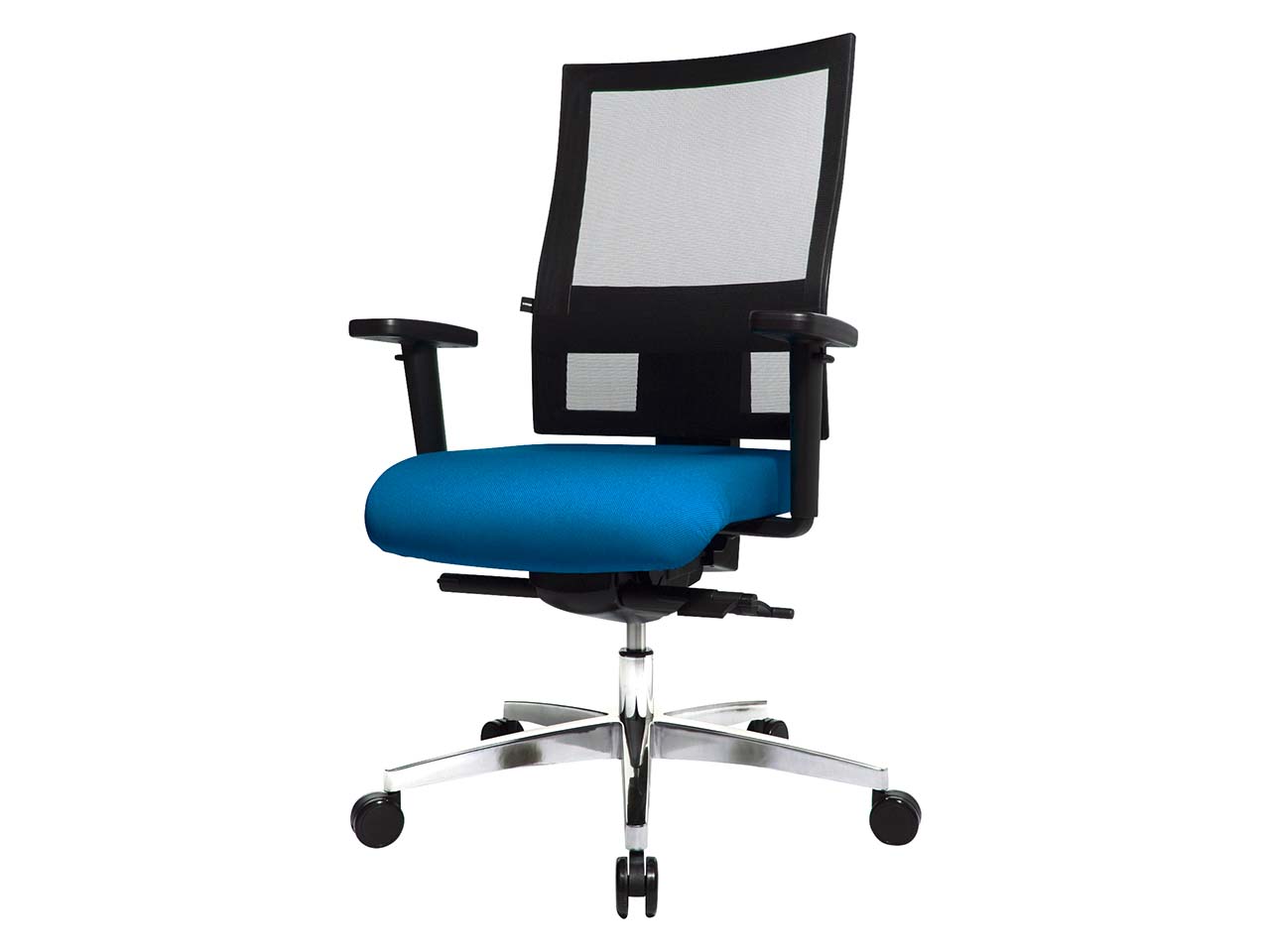 Topstar Bürodrehstuhl "Sitness 60" mit Armlehnen hellblau