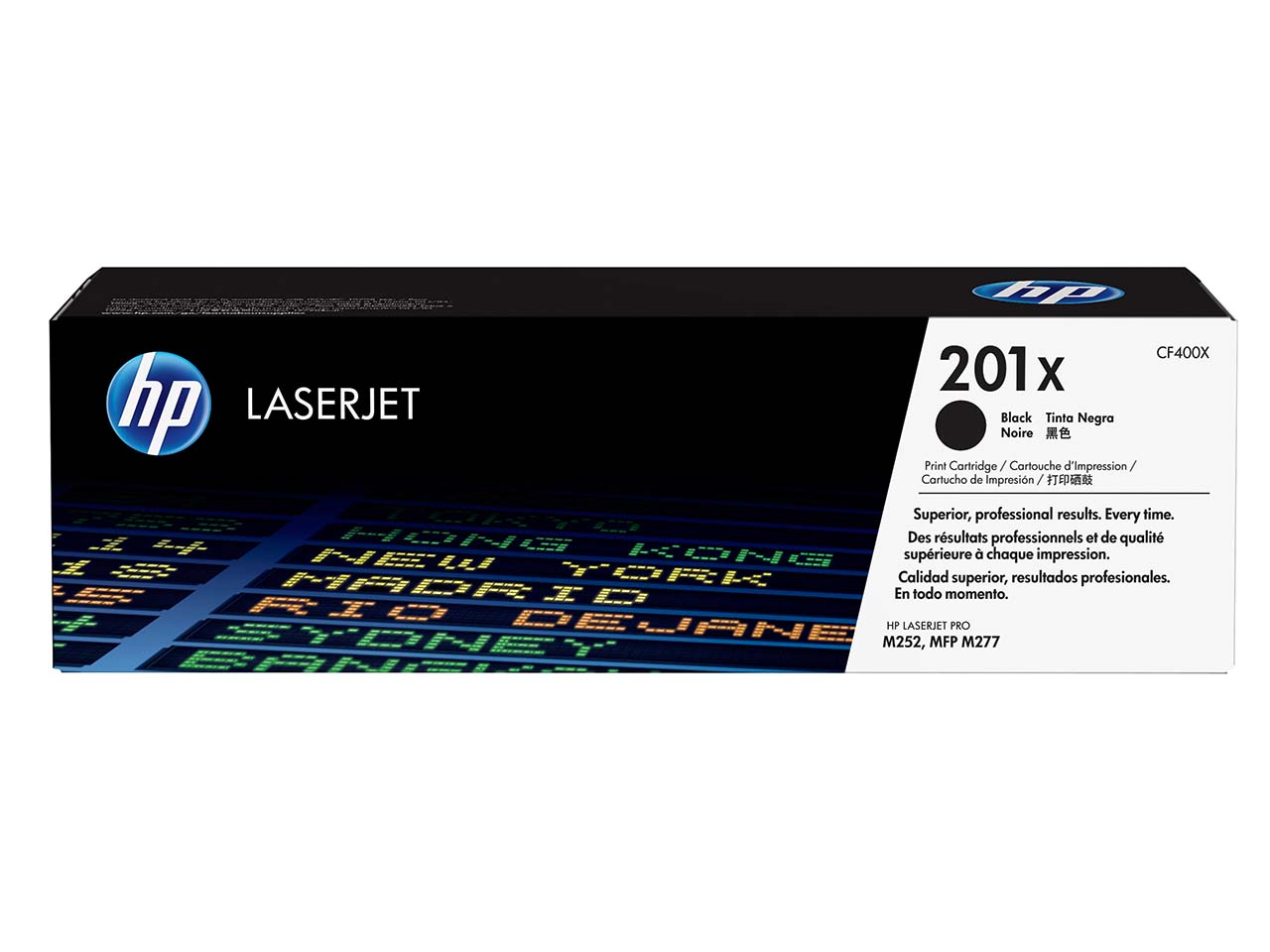 hp Druckkassette CF400X, Nr. 201X schwarz