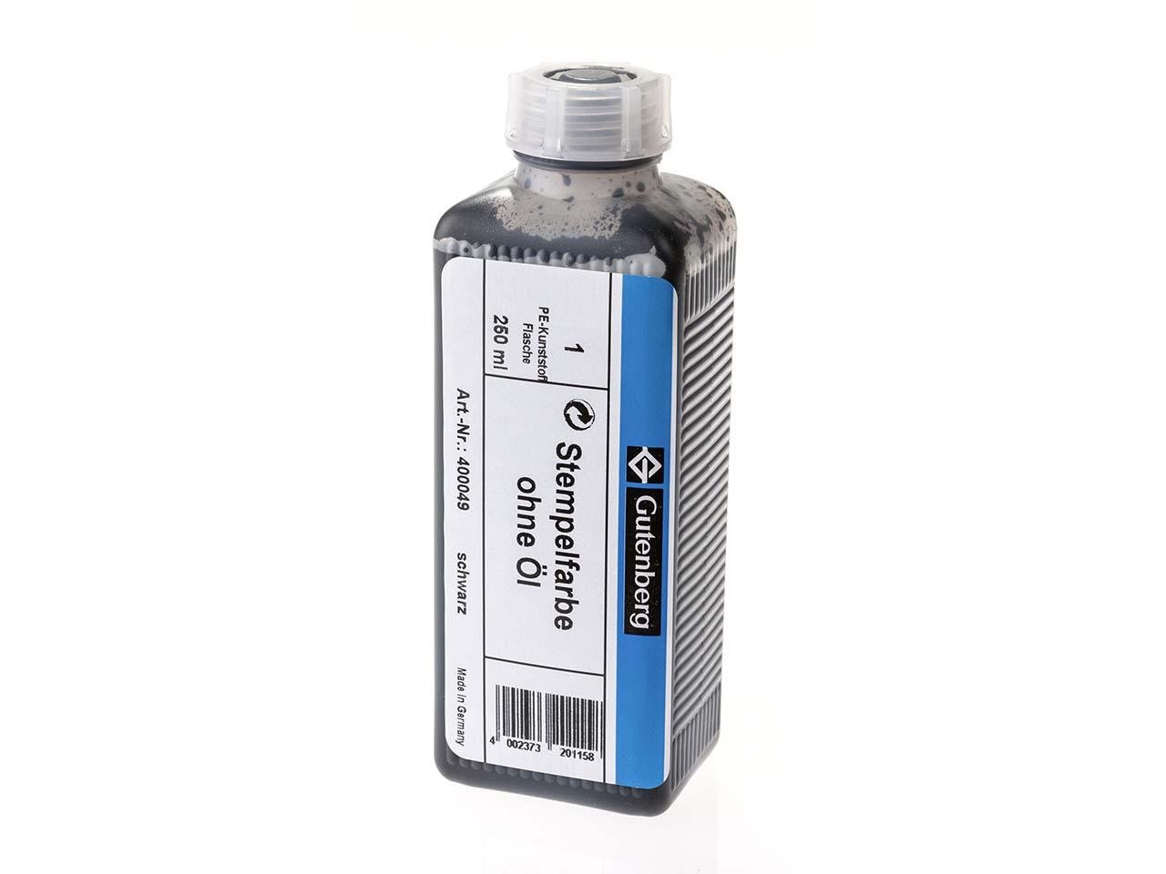 Stempelfarbe 250 ml schwarz