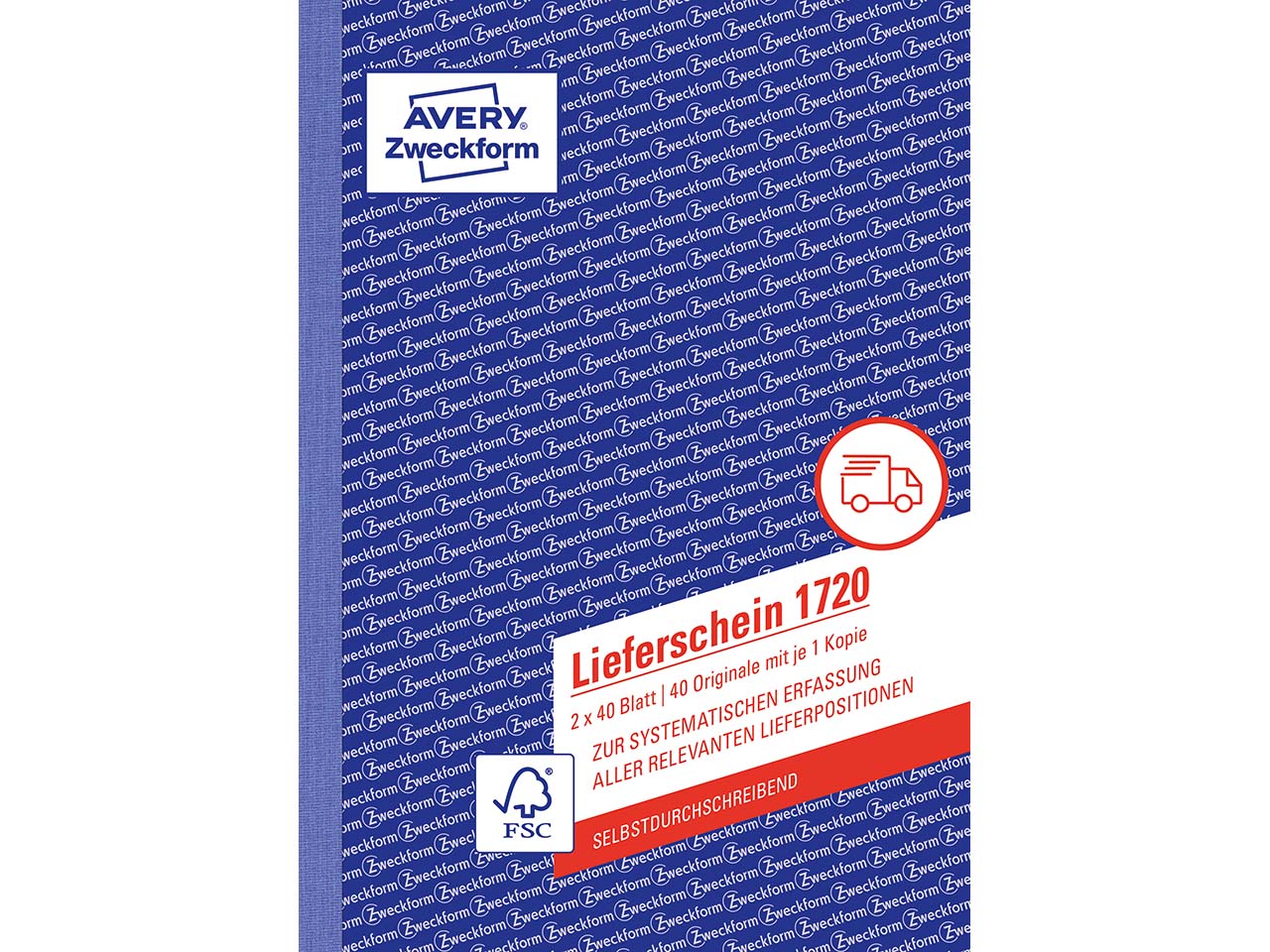 Avery Zweckform Formularbuch '1720' Lieferschein ECF