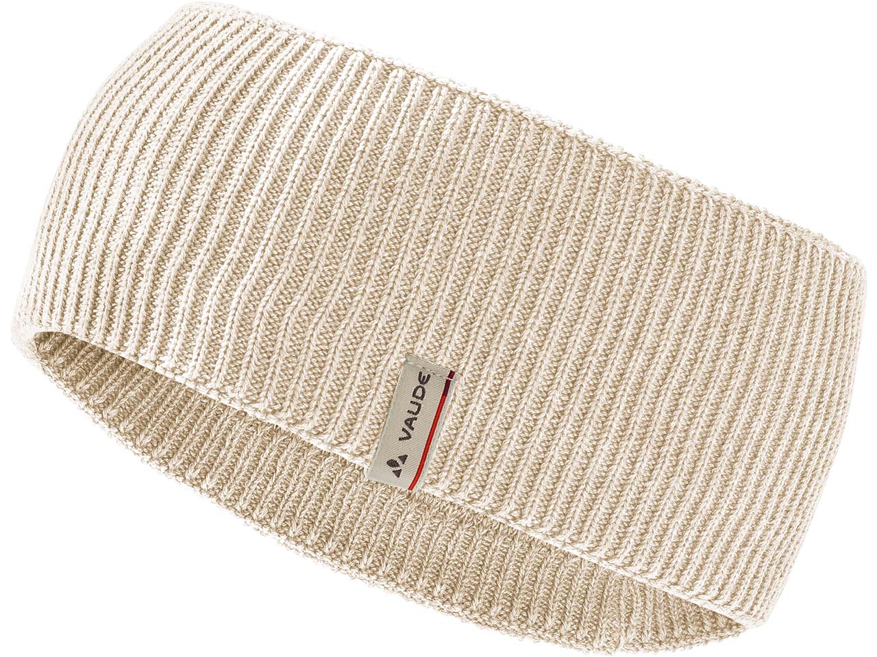VAUDE Stirnband 'Moena' nahtlos gestrickt, ecru