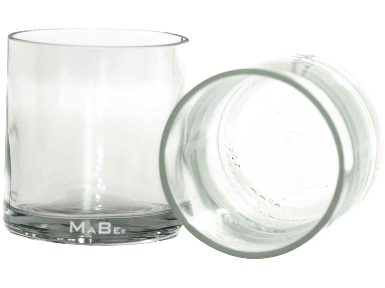 MaBe Trinkglas 300 ml, Upcycling aus Spirituosenflasche