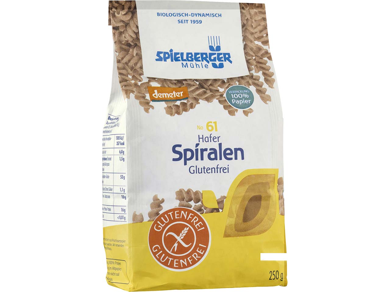 Spielberger Mühle Bio-Hafer-Spiralen, 250 g