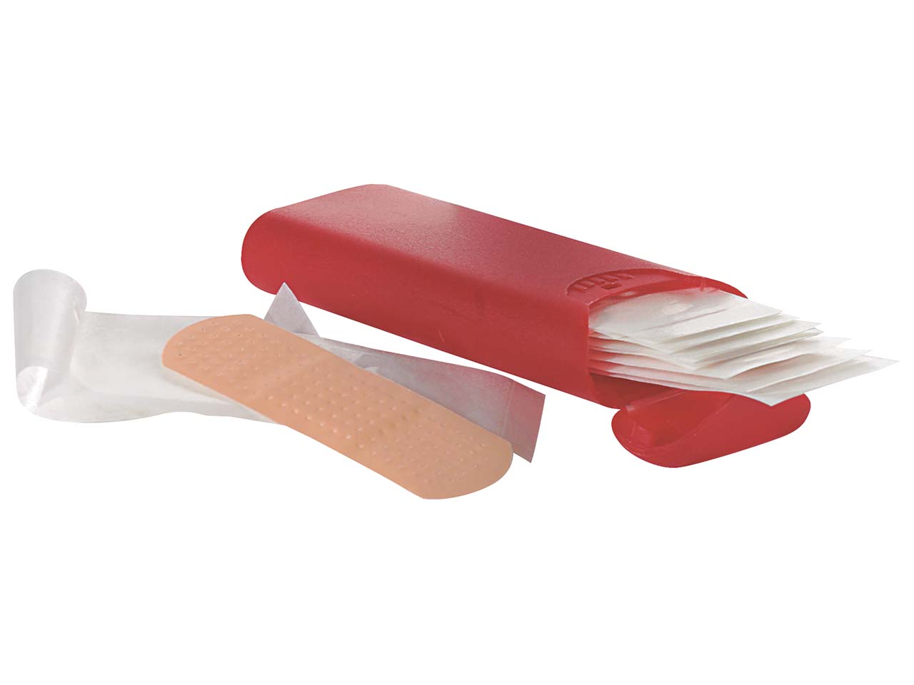 Pflasterset 'CareCard' rot mit 10 Pflaster