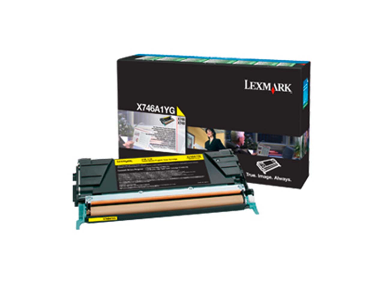 Lexmark Druckkassette X746A1YG gelb