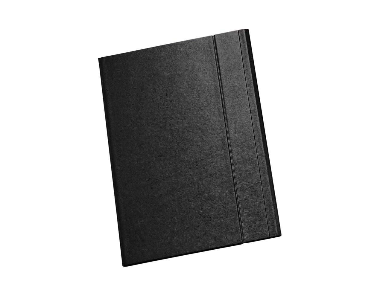 Angebotsmappe 'Elegance' A4, schwarz, mit Gummizug und Visitenkartenschlitz