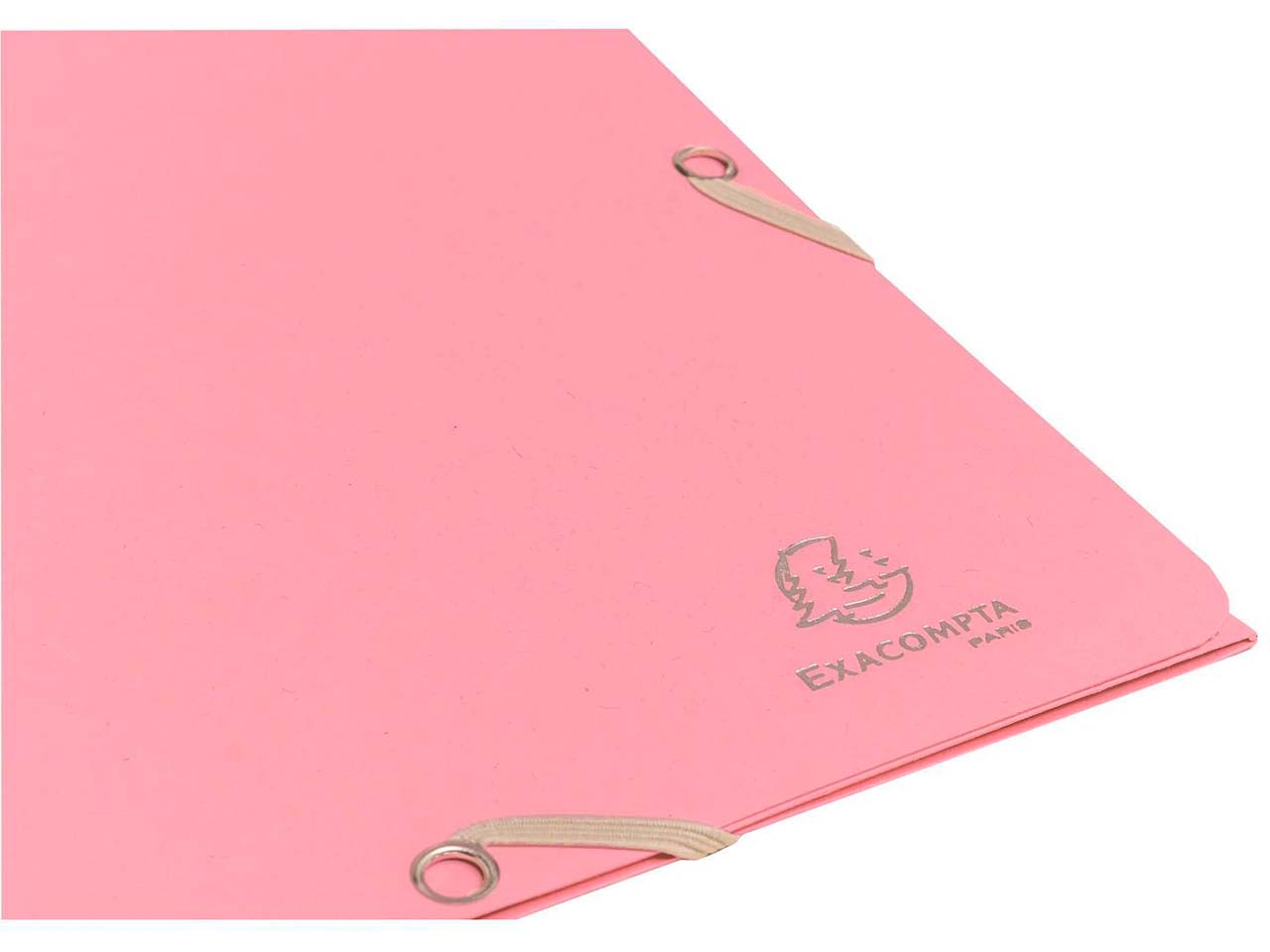 Exacompta Sammelmappe "AutentiK" mit Gummizug, 3 Klappen, rosa Exacompta Sammelmappe "AutentiK" mit Gummizug, 3 Klappen, rosa