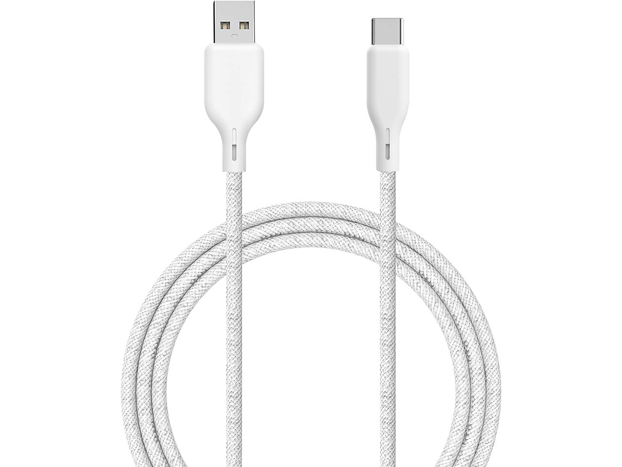 Upström Ladekabel "ESSENTIALS" USB-A auf USB-C, 480 Mbps, weiß, 2,5 m