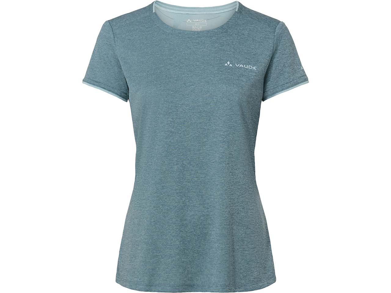 VAUDE Damen-T-Shirt "Essential" mit Rundhalsausschnitt, nordic blue, Gr. 38