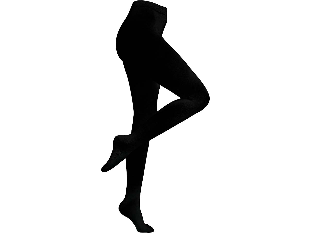 tranquillo Bio-Strumpfhose mit hohem Bund, black, Gr. 36/38