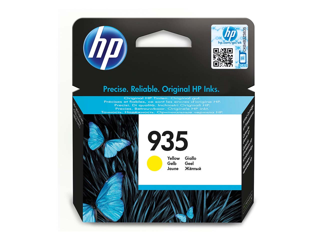 hp Tintenpatrone C2P22AE, Nr. 935 gelb