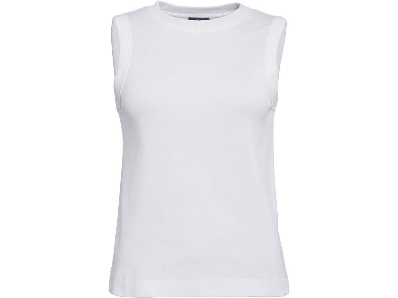Living Crafts Bio-Damen-Top "RITA" aus Feinripp, white, Gr. L